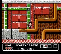 une photo d'Ã©cran de Hammerin Harry sur Nintendo Nes